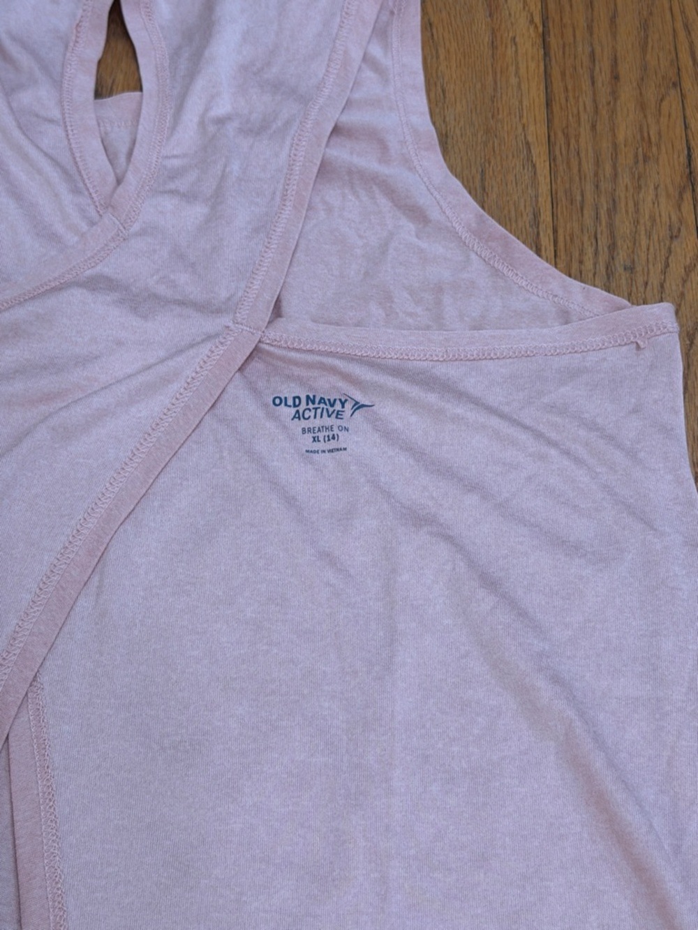 Old Navy Pink Racerback Active Tank Top Soft Pink Color (girls)